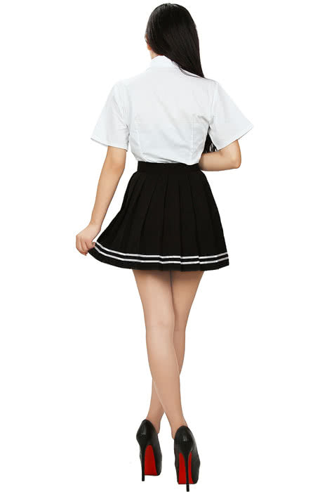 Cosplay Store Japan High School Pleated Mini Skirt - Uniform Dress