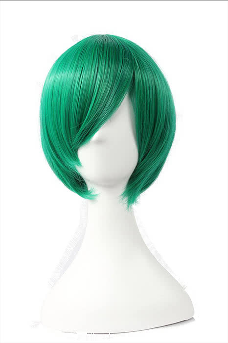 OROCOSPLAY Fran Medium Cosplay Wig - Hitman Reborn Green Heat Resistant Fiber