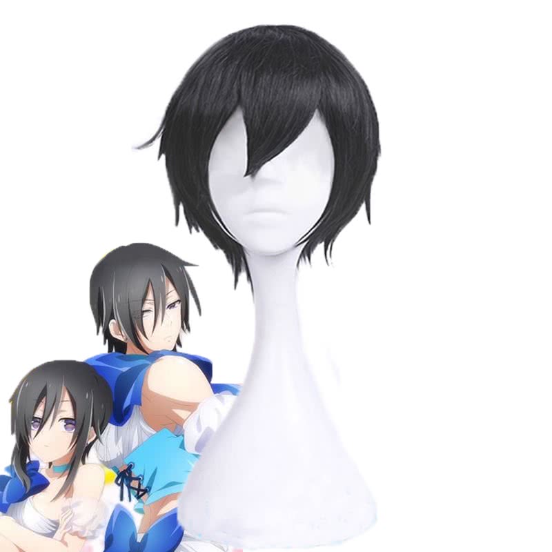 High Quality Cosplay Wigs Sakuyo Mikage Black Short Wig - Magical Girl Ore
