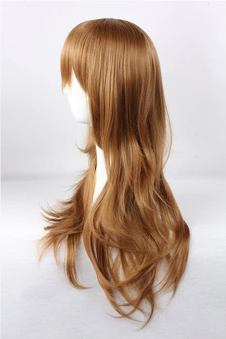 Hitman Reborn Bianchi Long Brown Curly Cosplay Wig - 65cm Heat Resistant Fiber