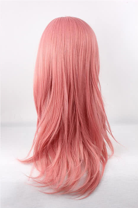 Hitman Reborn Bianchi Long Pink Straight Cosplay Wig - 65cm Heat Resistant Fiber