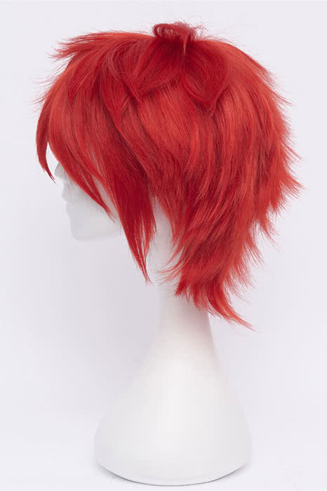 OROCOSPLAY Kozato Enma Short Cosplay Wig - Hitman Reborn Red Heat Resistant Fiber