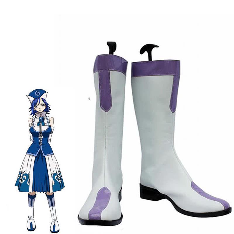 OROCOSPLAY Juvia Lockser White Cosplay Boots - Fairy Tail