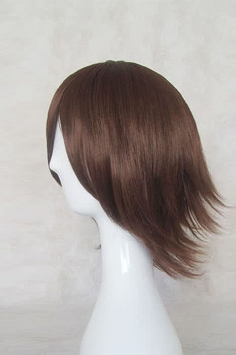 Rolecos Okita Souji Cosplay Wig - Hakuouki Brown 35cm