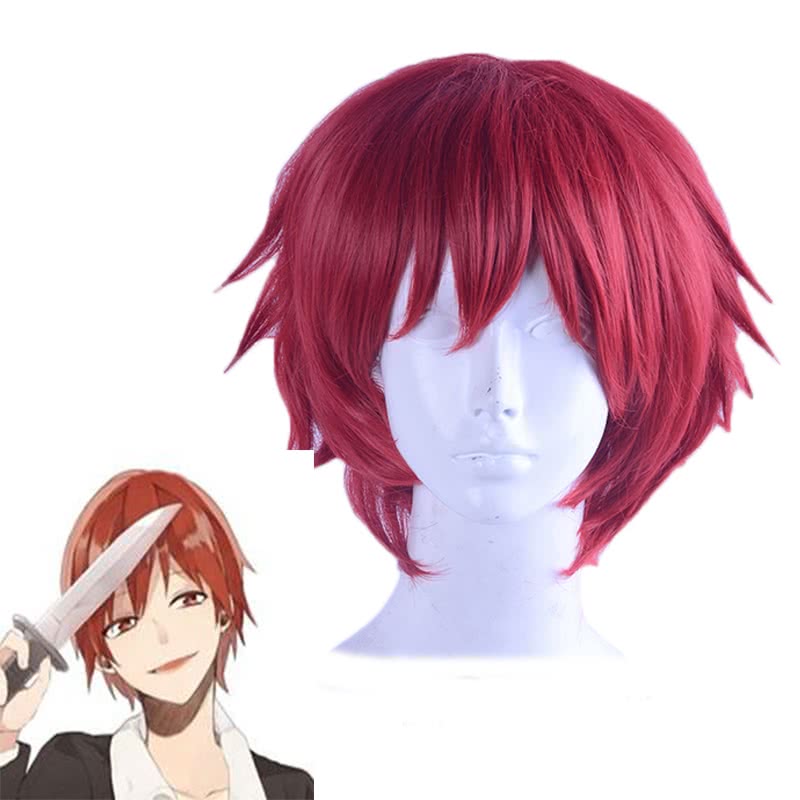 OROCOSPLAY Karma Akabane Red Short Wig - Assassination Classroom