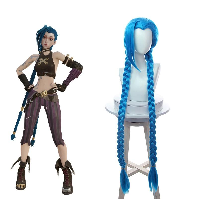 OROCOSPLAY Arcane Jinx Blue Cosplay Wig - League of Legends