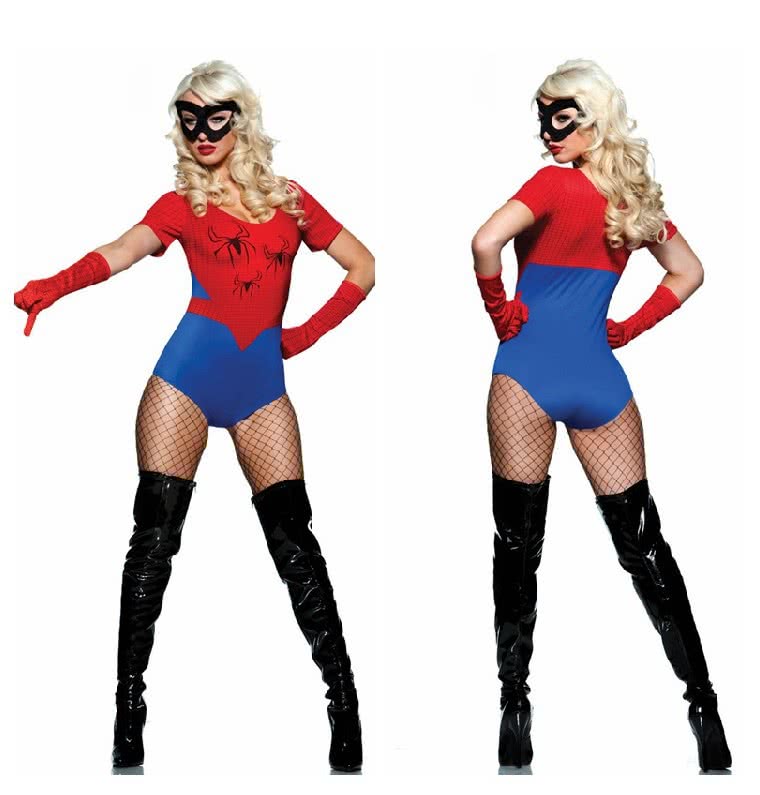 Rolecos Spider Girl Halloween Costume - Sexy Superhero