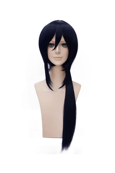K Project Yatogami Kuroh Long Blue Straight Cosplay Wig - 60cm Heat Resistant Fiber
