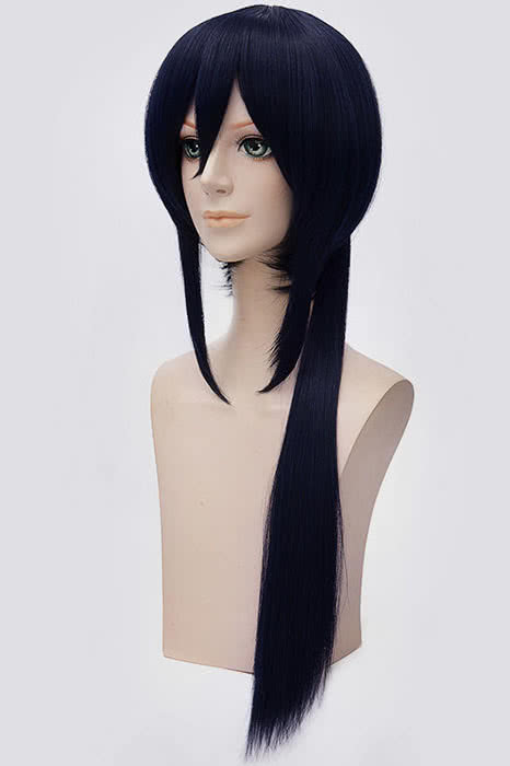 K Project Yatogami Kuroh Long Blue Straight Cosplay Wig - 60cm Heat Resistant Fiber