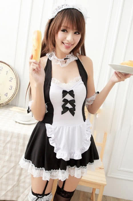 OROCOSPLAY Black White French Maid Dress - Sexy Cute Cosplay Costume