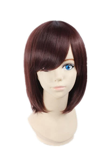OROCOSPLAY Haruhi Suzumiya Cosplay Wig - The Melancholy of Haruhi Suzumiya Brown 35cm