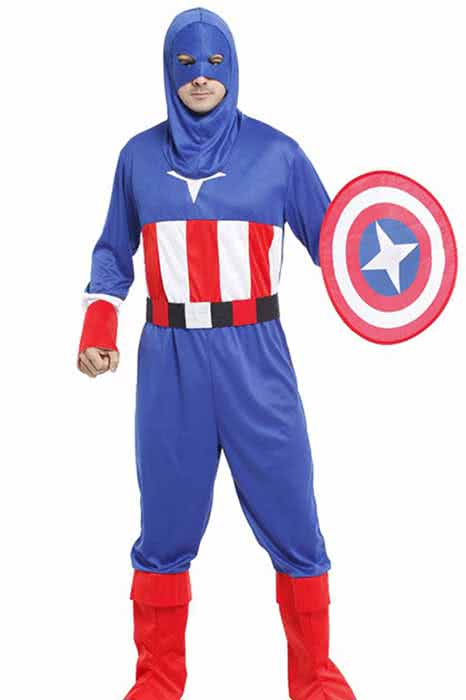 OROCOSPLAY Captain America Jumpsuit Cosplay Costume - Captain America