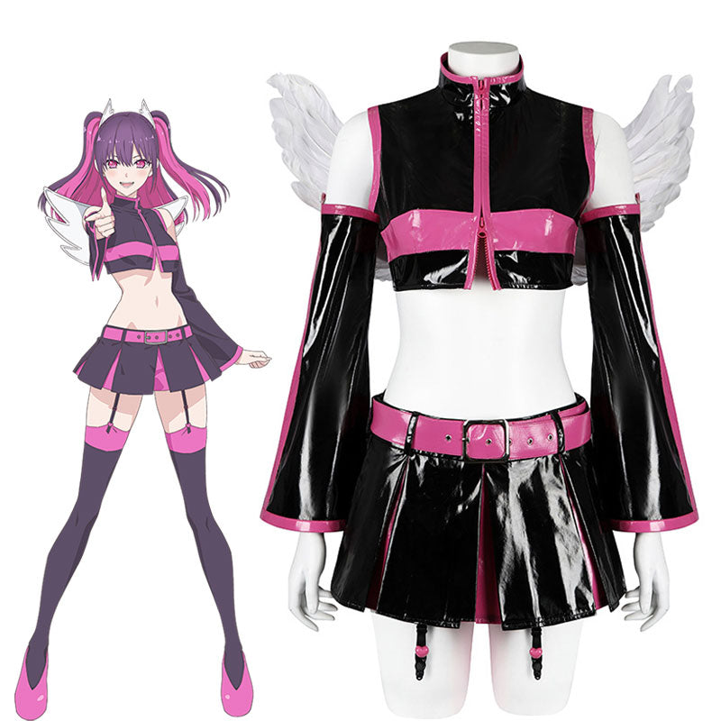 OROCOSPLAY Tachibana Mikari Cosplay Costume - 2.5 Jigen no Ririsa Patent Leather Outfit