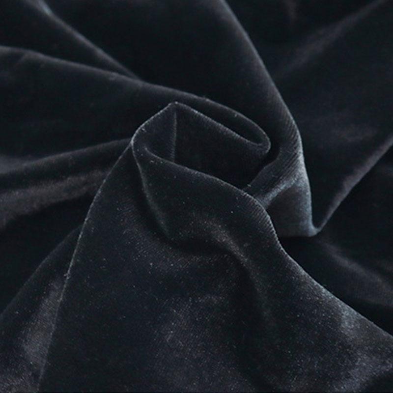 Vintage Skirt Velvet Cheongsam Slit Underwear - Sexy Cosplay Costume