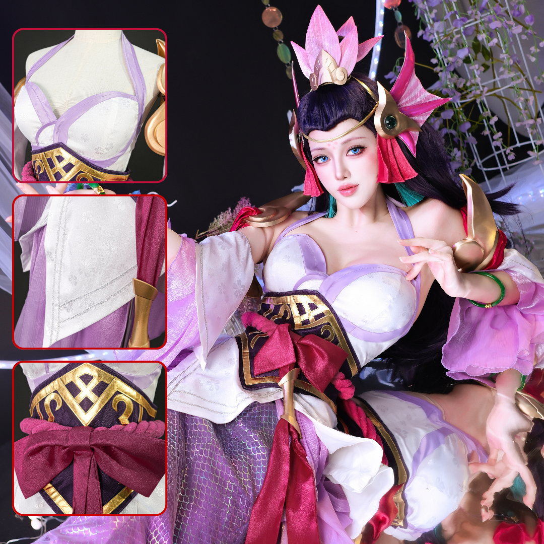【Ready To Ship】Rolecosplay LOL Splendid Staff Nami Cosplay Costume