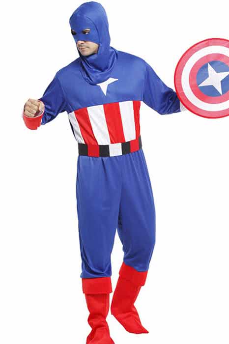 OROCOSPLAY Captain America Jumpsuit Cosplay Costume - Captain America