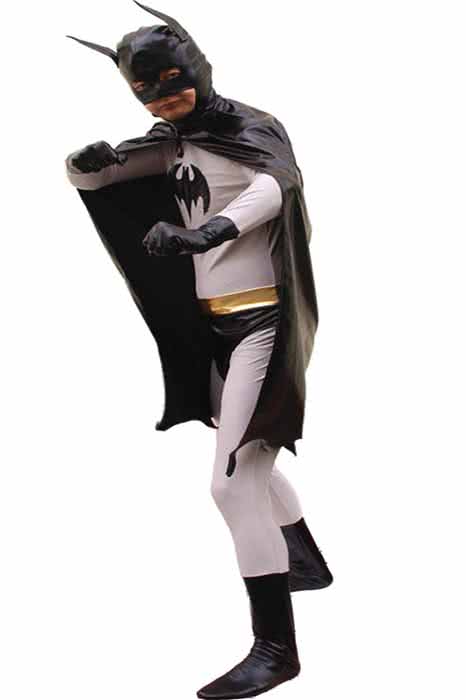 The Dark Knight Rises Batman Full Set Cosplay Costume - Cloak Jumpsuit Belt Underpants