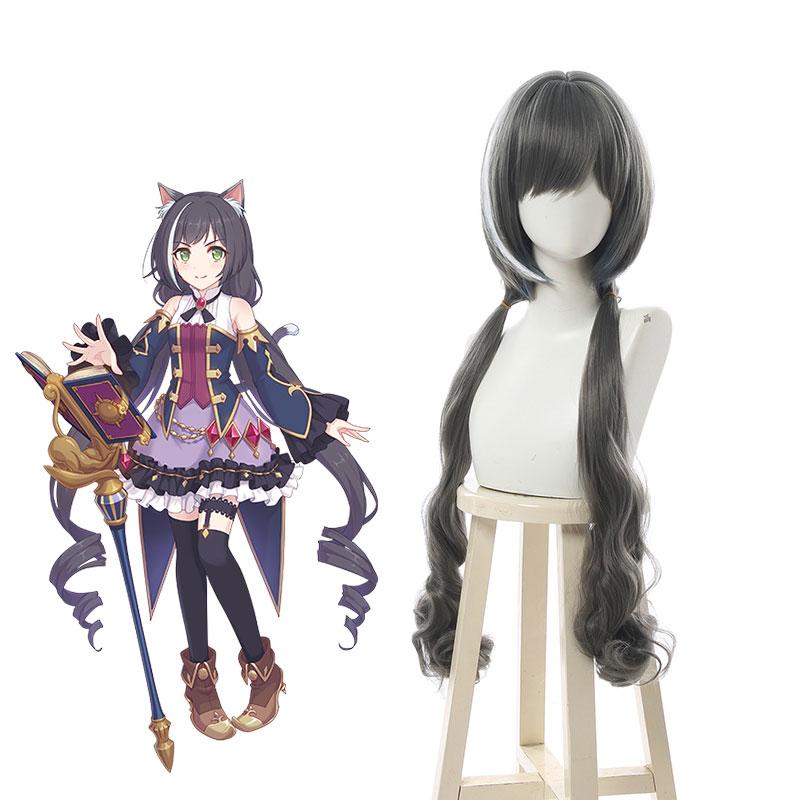 Princess Connect! ReDive Kiruya Momochi Grey Straight Cosplay Wig - 90cm