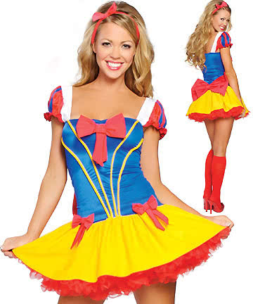 Rolecos Snow White Princess Dress - Halloween Costume