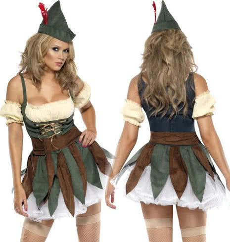 Pirate of The Caribbean Retro Style Halloween Costume for Women - Hat Dress Set