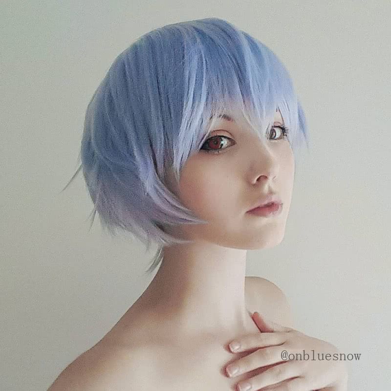 OROCOSPLAY Ayanami Rei Short Light Blue Wig - EVA