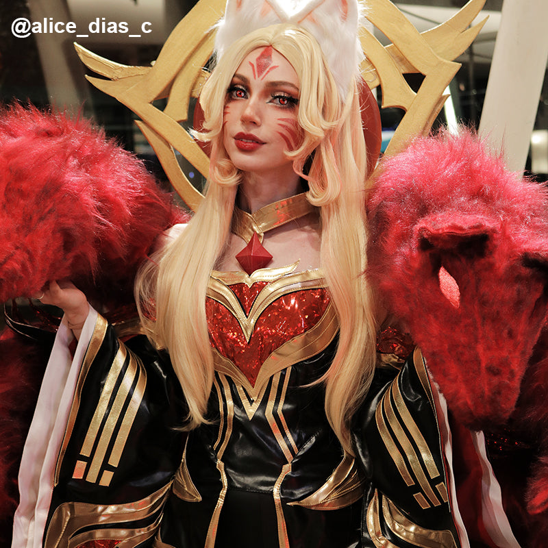 Official Collection Immortalized Legend Ahri Cosplay Wig - League of Legends