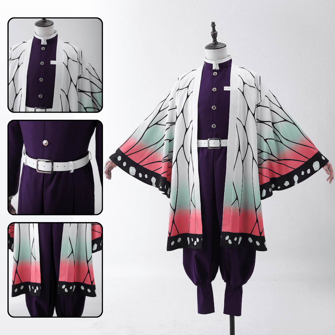 OROCOSPLAY Butterfly Wing Gradient Haori Japanese Warrior Cosplay Costume