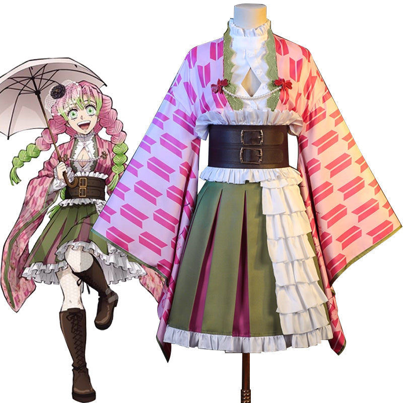 OROCOSPLAY Kanroji Mitsuri 5th Anniversary Dress Cosplay - Demon Slayer