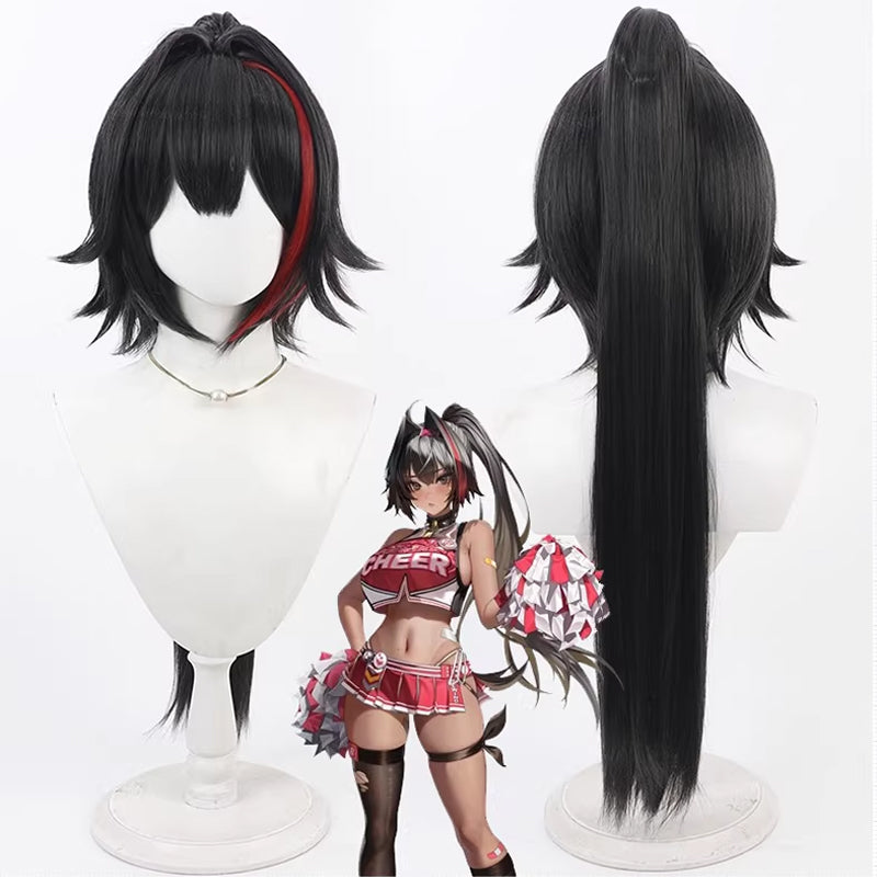 Rolecos Bay Black Red Wig - Nikke Victory