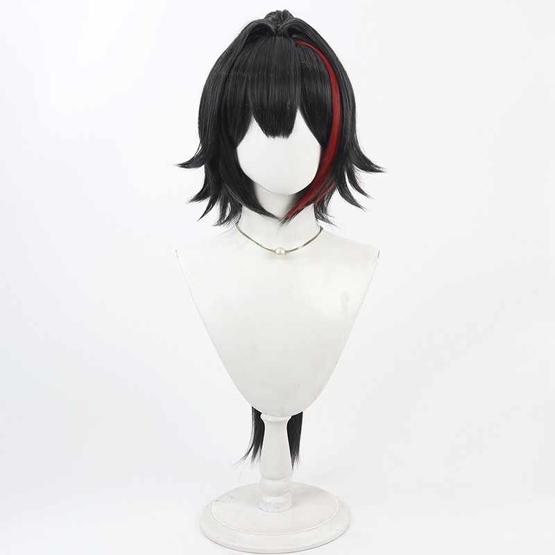 Rolecos Bay Black Red Wig - Nikke Victory
