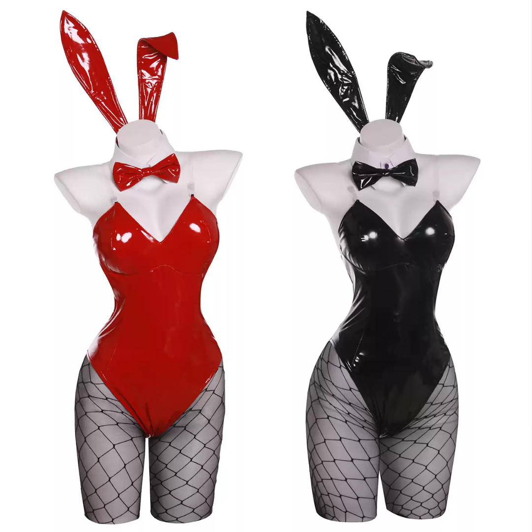 Rolecos Black Red Bunny Bodysuit - Sexy Cosplay