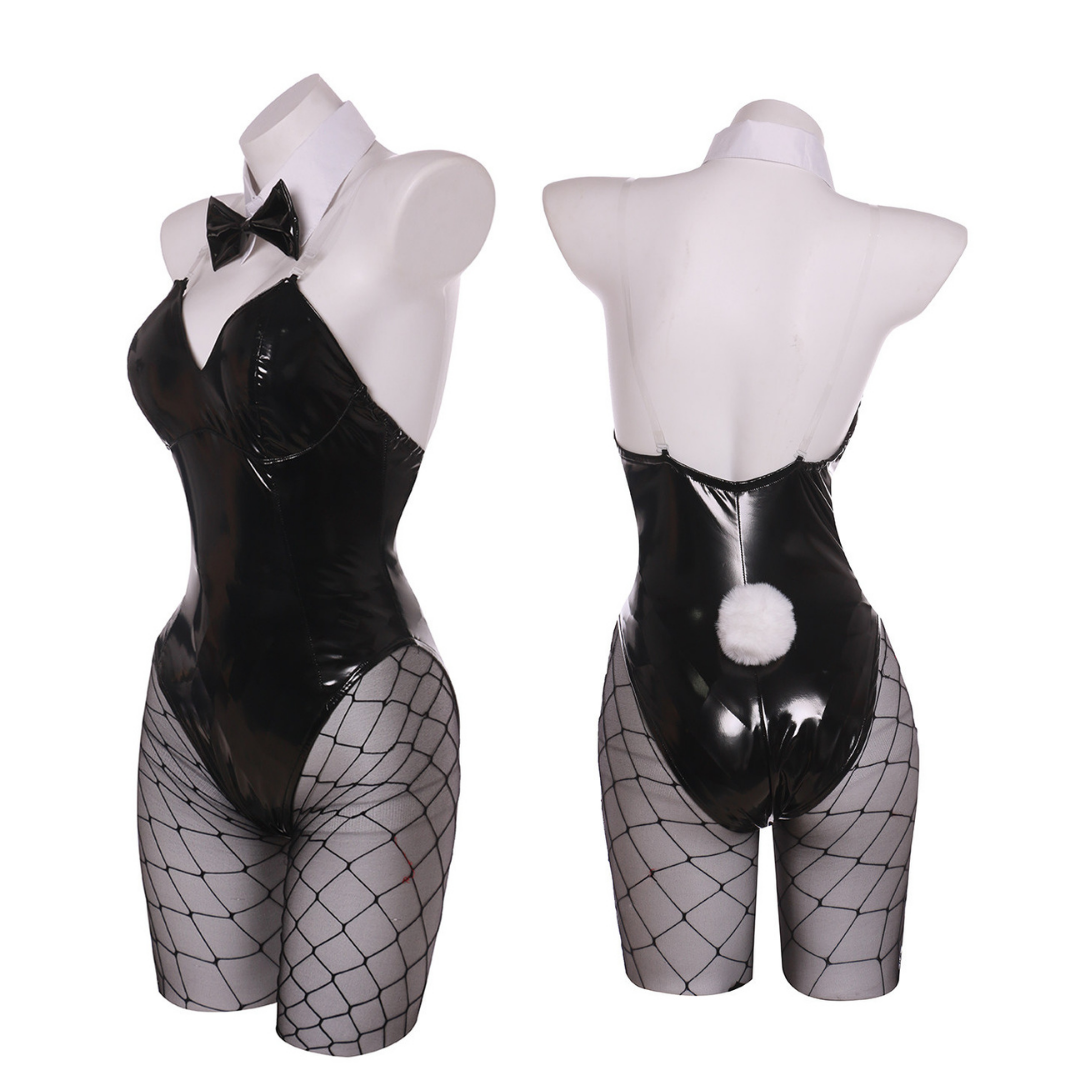 Rolecos Black Red Bunny Bodysuit - Sexy Cosplay