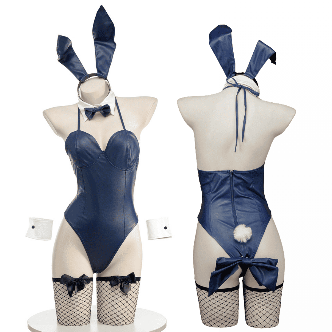 Rolecos Navy Blue Bunny Suit - Sexy Costume
