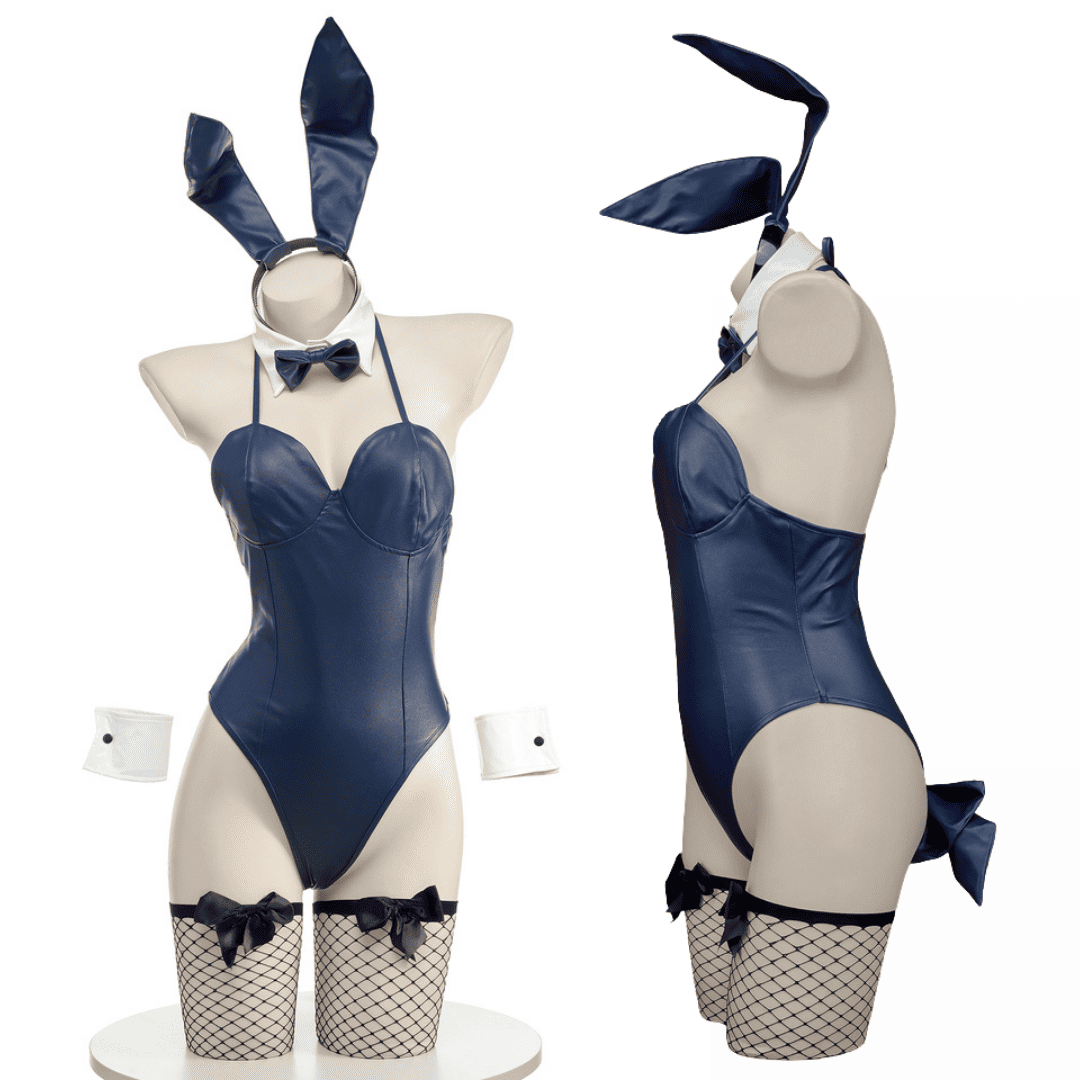 Rolecos Navy Blue Bunny Suit - Sexy Costume