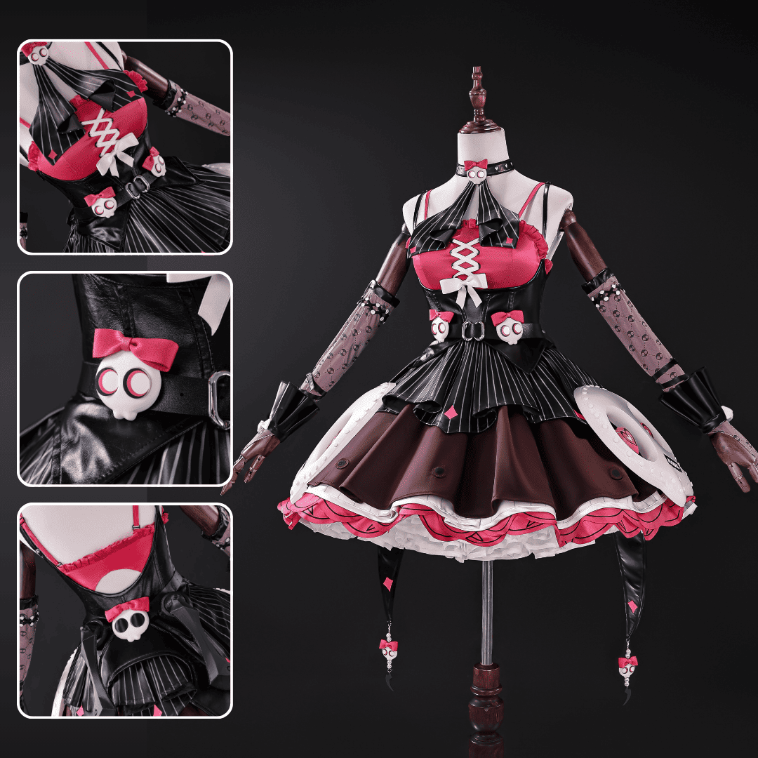 Rolecos Aria Black Red Costume - Zenless Zone Zero