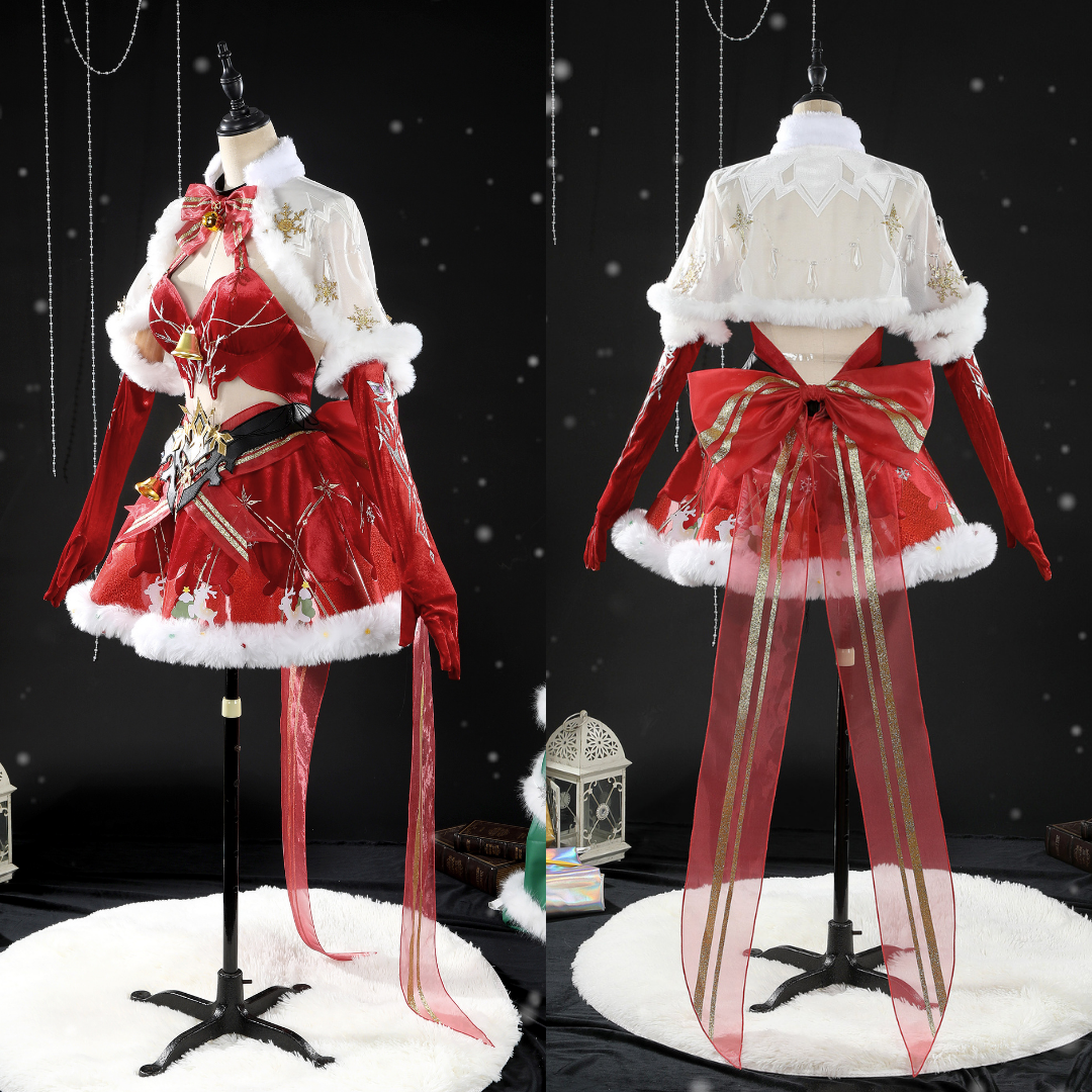 OROCOSPLAY Christmas Warrior Festive Battle Dress Cosplay Costume