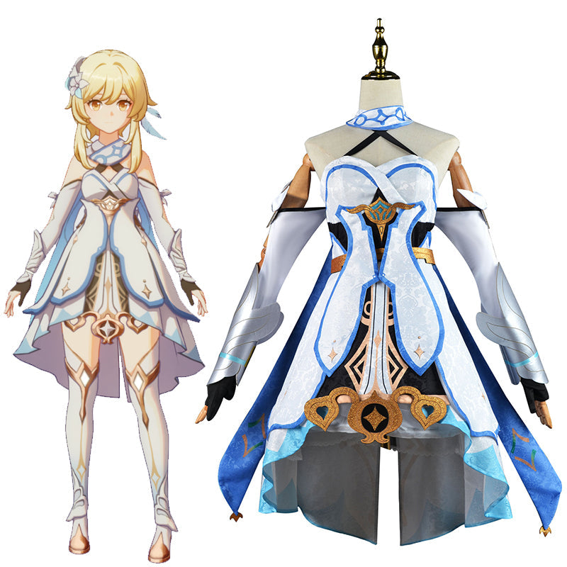 OROCOSPLAY Lumine Cosplay Costume Traveler Outfit - Genshin Impact