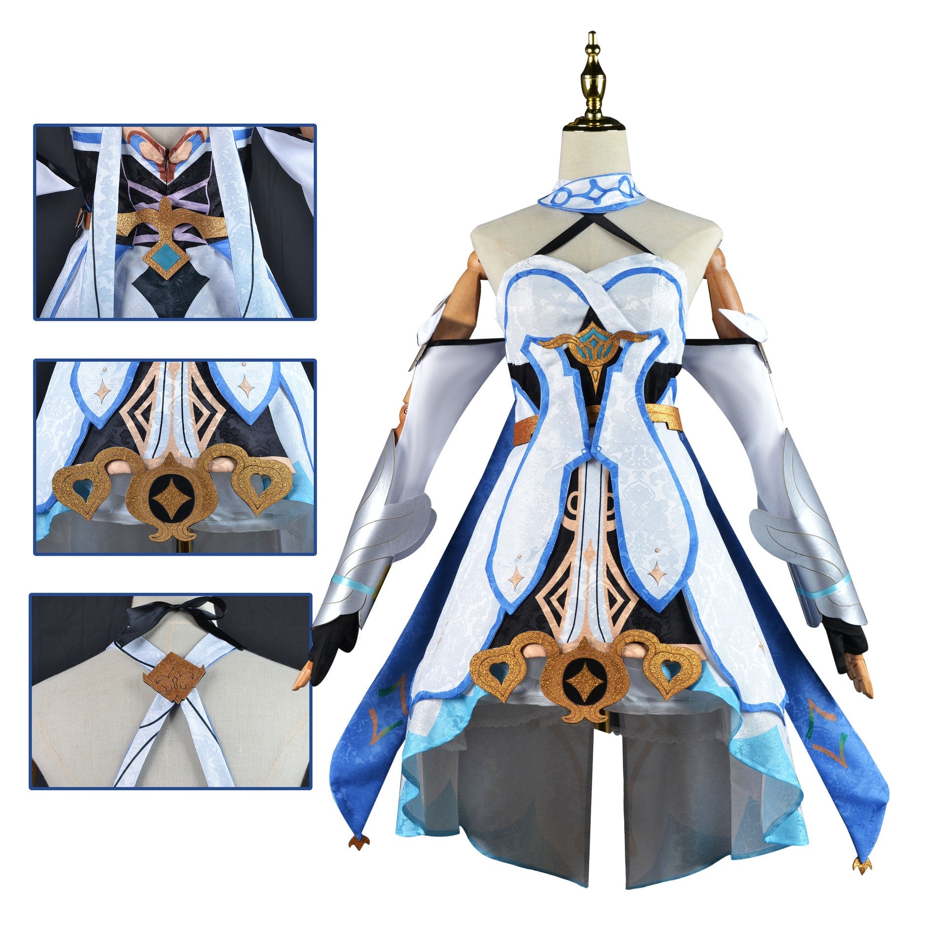 OROCOSPLAY Lumine Cosplay Costume Traveler Outfit - Genshin Impact