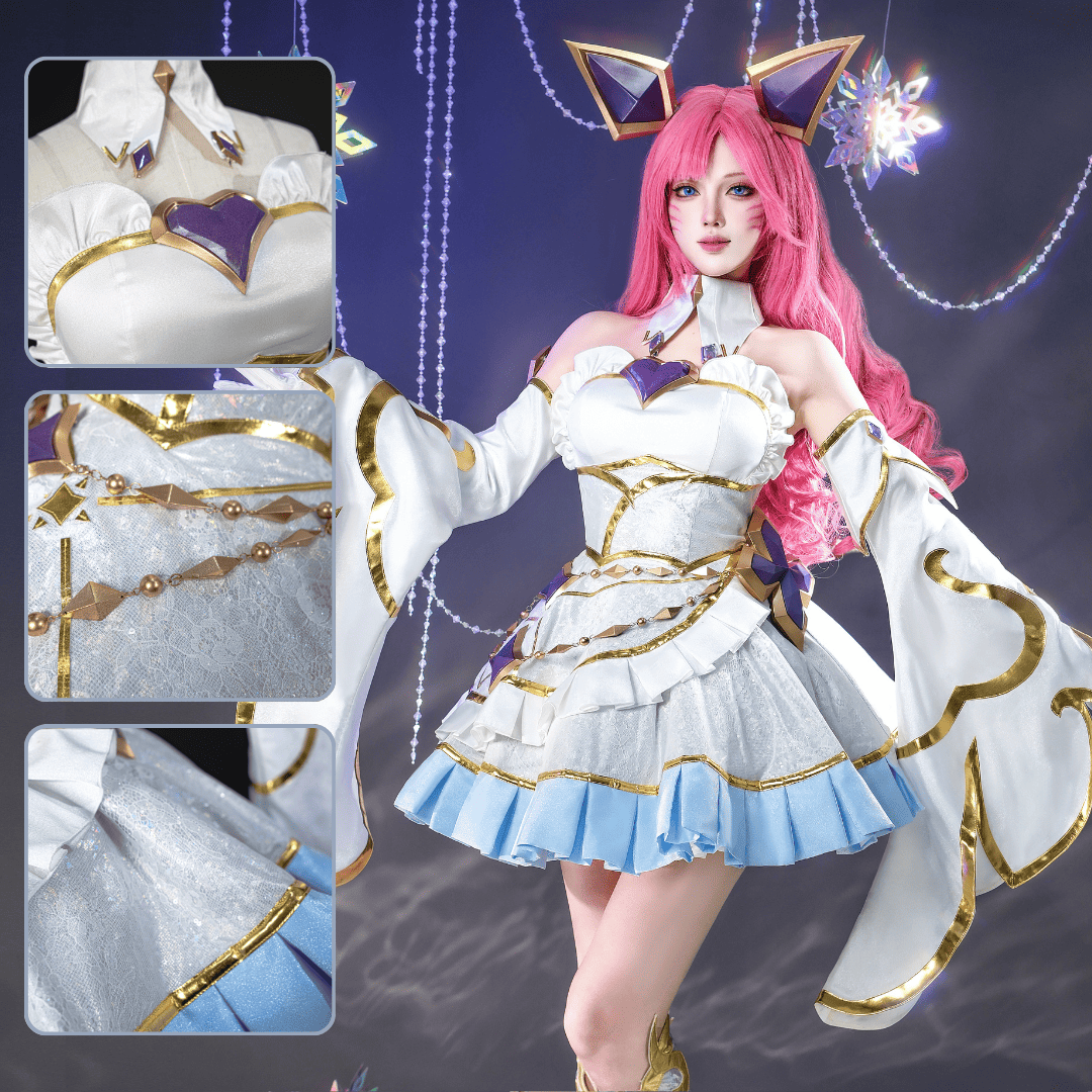 Rolecos Perfume Gem Ahri Costume - LOL Golden Spatula