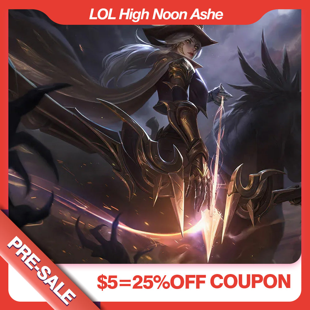 Rolecosplay High Noon Ashe Costume - LOL Pre-Sale