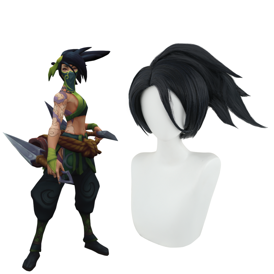 Rolecos Akali Cosplay Wig - League of Legends