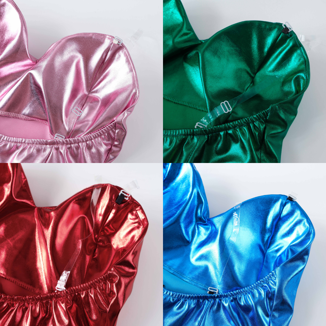 Rolecos Multi-Color Glossy Bunny Bodysuit - Sexy Cosplay Set