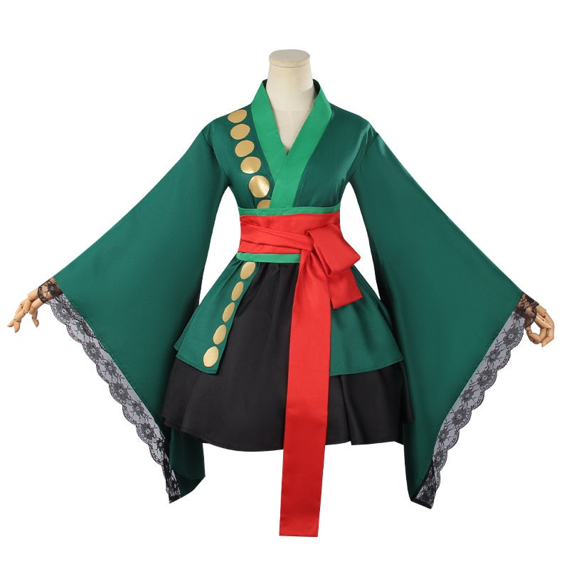 Rolecosplay One Piece Roronoa Zoro Transsexual Halloween Cosplay Costume