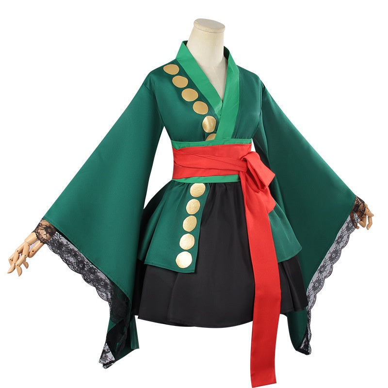 Rolecosplay One Piece Roronoa Zoro Transsexual Halloween Cosplay Costume
