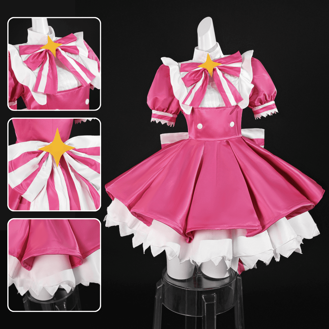Rolecos Miku Pink Magical Dress - Retry Now Costume