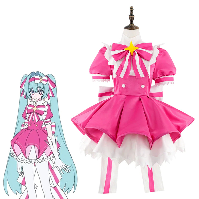 Rolecos Miku Pink Magical Dress - Retry Now Costume