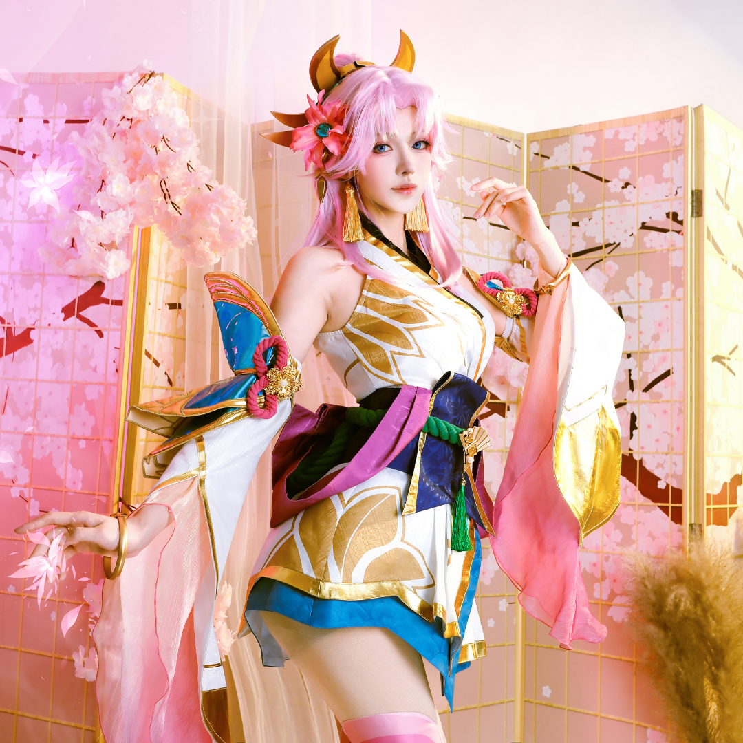 【Last Batch】Rolecosplay Prestige Spirit Blossom Lux Cosplay Costume LOL Outfit