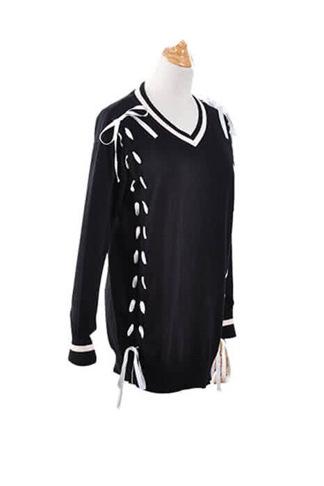 A Sister's All You Need Nayuta Kani Black Knit Sweater - Cosplay Costume Top