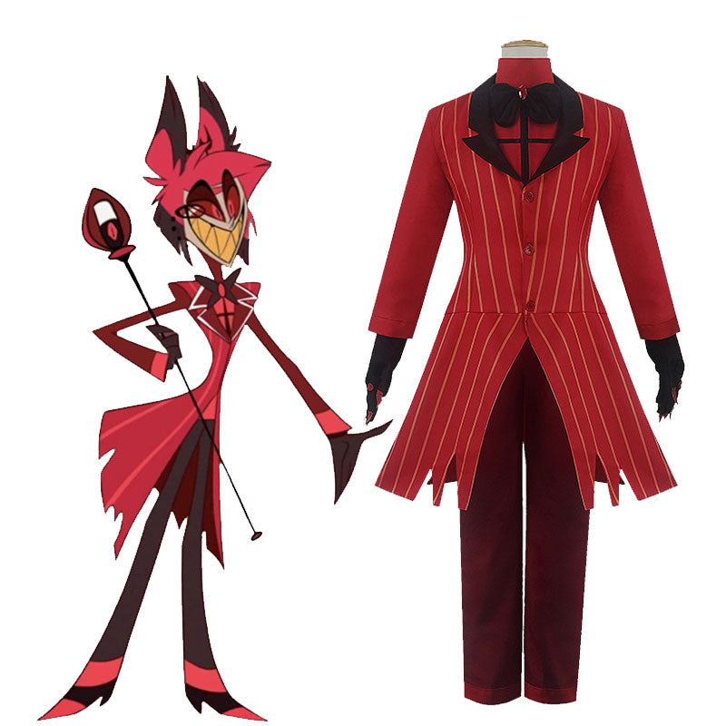 Hazbin Hotel Alastor The Radio Demon Cosplay Costume - Full Set
