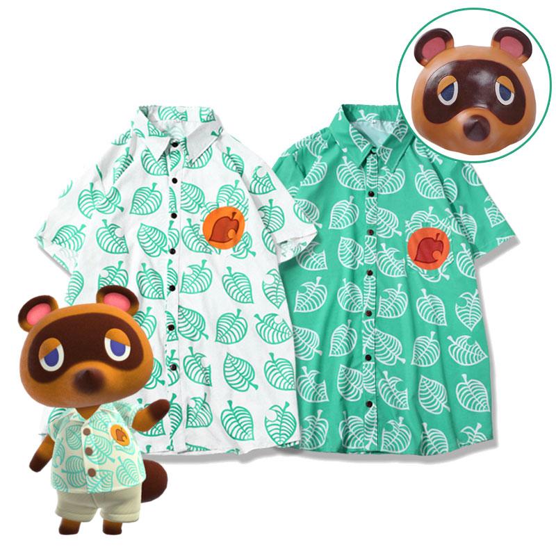 Animal Crossing Tom Nook Cosplay Costume - Shirt & Cat Hood Set